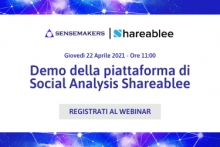 demo della piattaforma di Social Analysis Shareablee